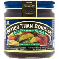 Better Than Bouillon All Natural Reduced Sodium Vegetable Base, Made With Seasoned Vegetables, Makes 9.5 Quarts Of Broth, 38 Servings 8 Ounce (Pack Of 1)