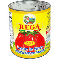 San Marzano Dop Authentic Whole Peeled Plum Tomatoes - 28 Oz Cans (Pack Of 6)