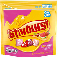 Starburst, Favereds Fruit Chews Candy Party Size Bag, 50 Oz (Pack Of 1)