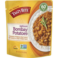 Tasty Bite Indian Bombay Potatoes, Microwaveable Ready To Eat Entr  E, 10 Ounce (Pack Of 6)