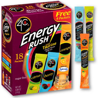 4C Totally Light Bonus Variety Pack, Energy Rush, 18-Count Boxes (Pack Of 3)