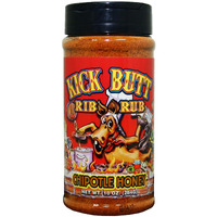 Kick Butt Chipotle Honey Rib Rub - Sweet, Spicy, And Awesome On The Grill! Use On Ribs, Chicken, Fish Or Pork - 10Oz