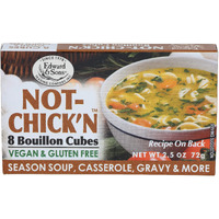 Edward & Sons Not Chicken Bouillon Cubes, 2.5 Oz (Pack Of 1)