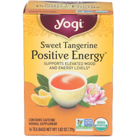 Yogi Sweet Tangerine Positive Energy, 16 Tea Bags, Packaging May Vary (Pack Of 1)