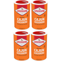 Louisiana Fish Fry Cajun Seasoning - Flavorful And Versatile All-Purpose Seasoning (Pack Of 4) - Perfectly Spiced For Meat, Fish, Vegetables, Soups, Salads And More - Ideal For Grilling, Roasting, Sauteing Your Favorite Dishes