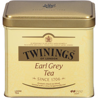 Twinings Earl Grey Loose Black Tea Tins, 7.05 Ounce Tins (Pack Of 6), Flavoured With Citrus And Bergamot, Caffeinated, Enjoy Hot Or Iced