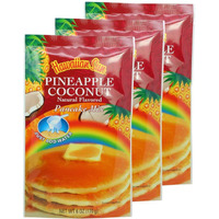 Hawaiian Sun Pineapple Coconut Pancake Mix 6-Ounce (Pack Of 3)
