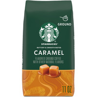 Starbucks Ground Coffee, Caramel Flavored Coffee, Naturally Flavored, 100% Arabica 1 Bag (11 Oz)