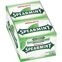 Wrigley's Spearmint Chewing Gum Bulk Pack, 15 Stick (Pack Of 10)