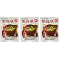 Kikkoman Instant Tofu Miso Soup (Soybean Paste Soup With Tofu) -(9 Pockets In 3 Packs) (3.15 Oz)