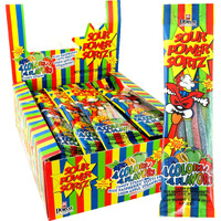 Sour Power Candy Straws, Sortz, 1.75-Ounce Units (Pack Of 24) (Zqb-16867)