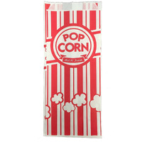 Carnival King Ckpcb Popcorn Bags, 1000 Count (Pack Of 1), Red And White