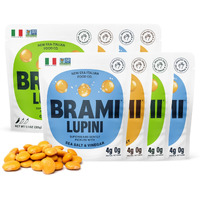Brami Lupini Beans Snack, Mini | 4G Plant Protein, 0G Net Carbs | Vegan, Vegetarian, Keto, Plant Based, Mediterranean Diet, Non Perishable, Healthy Snack | 1.06 Ounce (8 Count) (Variety)