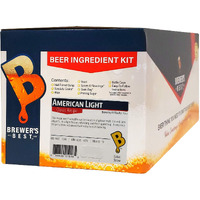 Brewer's Best - 1018 - Home Brew Beer Ingredient Kit (5 Gallon), (American Light) Yellow