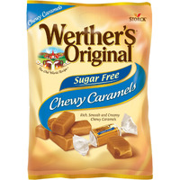 Werther's Original Chewy Sugar Free Caramel Candy, 1.46 Oz Bags (Pack Of 12)