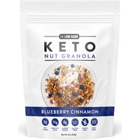 Low Karb Nutrail, Keto Blueberry Nut Granola Healthy Breakfast Cereal, Low Carb Snacks & Food, Almonds, Pecans, Coconut And More, 2G Net Carbs, 1.37 Lb, 22 Oz