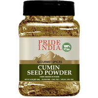 Pride Of India - Cumin Seed Ground - Traditional Indian Spice - Seasoning Spice For Curries/Lentils/Chicken/Meat - Easy To Store - 8Oz. Medium Dual Sifter Bottle