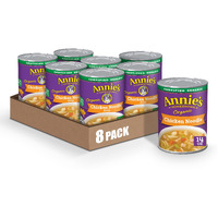 Annies Organic Chicken Noodle Canned Soup, Ready To Serve, 14 Oz. (Pack Of 8)