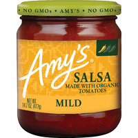Amy's Salsa, Mild Salsa, Made With Organic Tomatoes, Gluten Free, Vegan Snacks, 14.7 Oz