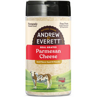 Andrew & Everett Hormone Free Grated Parmesan Cheese, 7 Oz Container