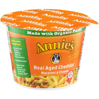 Annie's Homegrown Macaron & Cheese Real Aged Cheddar 2.01 Oz (Pack Of 24)24