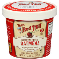 Bob's Red Mill Gluten-Free Apple Cinnamon Oatmeal, 2.36 Ounce, Pack Of 12
