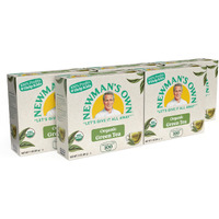 Newman's Own Organics Green Tea, 100 Individually Wrapped Tea Bags, 100 Count (Pack Of 5)