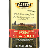 Alessi Sea Salt Kosher, 36.79 Oz