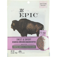 Epic, Protein Bites, Gluten-Free, Bison And Bacon, 2.5 Oz