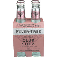 Fever-Tree Club Soda, 6.8 Fl Oz (Pack Of 4)