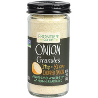 Frontier Natural Products Onion, White Granules, 2.29-Ounce