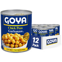 Goya Foods Chick Peas, Garbanzo Beans, 29 Ounce (Pack Of 12)