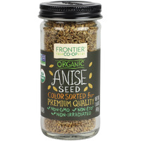 Frontier Co-Op Organic Whole Anise Seed, 1.50-Ounce Jar, Adds Licorice-Like Flavor To Desserts, Stews, Bread, Tea, Kosher