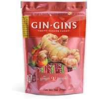 The Ginger People Ginger Chews, Spicy Apple, 3-Ounce Bags (Pack Of 12)