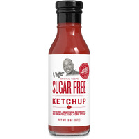 G Hughes Sugar Free Ketchup - Gluten Free, Preservation Free, Low Carb Ketchup, No Sugar Added Ketchup, Keto Condiments - 13 Oz (1-Pack)