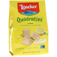 Loacker Quadratini Lemon Wafers, 8.83 Oz