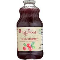 Lakewood Organic Cranberry Juice, 32 Fl Oz