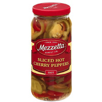 G L Mezzetta Peppers, Hot Cherry, Slcd, 16-Ounce (Pack Of 6)