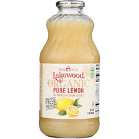 Lakewood Organic Pure Lemon, 32 Ounce (Pack Of 6)