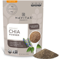Navitas Organics Chia Seed Powder, 8Oz. Bag, 19 Servings - Organic, Non-Gmo, Gluten-Free