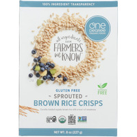 One Cereal Rice Crisp Brown, 8 Oz
