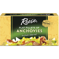 Reese Flat Anchovies, 2-Ounce, 10-Count Cans
