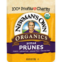 Newman's Own Organics California Pitted Prunes 6-Ounce Pouches (Pack Of 12)
