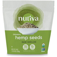 Nutiva Organic Shelled Hemp Seed, 19 Ounce, Usda Organic, Non-Gmo, Non-Bpa, Whole 30 Approved, Vegan, Gluten-Free & Keto, 10G Plant Protein And 12G Omegas Per Serving For Salads, Smoothies & More