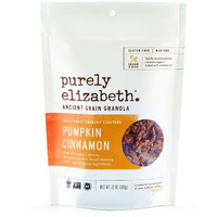 Purely Elizabeth Ancient Grain Granola - Gluten-Free, Vegan & Non-Gmo | Certified Organic | Baked With Coconut Oil | Pumpkin Cinnamon - 12Oz