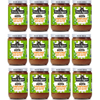 Once Again Organic Creamy Sunflower Butter, 16Oz - Salt Free, Unsweetened - Peanut Free, Usda Organic, Gluten Free Certified, Vegan, Kosher - Glass Jar - Case Of 12