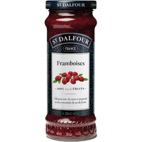 St. Dalfour Preserves, Red Raspberry, 10 Oz