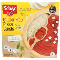 Schar - Pizza Crust - Certified Gluten Free - No Gmo's, Wheat Or Lactose- (2 - 5.3 Oz) 4 Pack