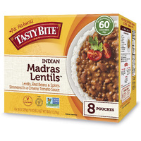 Tasty Bite Indian Madras Lentils, 10Oz Pouches (Pack Of 8)