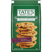 Tate's Bake Shop Oatmeal Raisin Cookies, 7 Oz